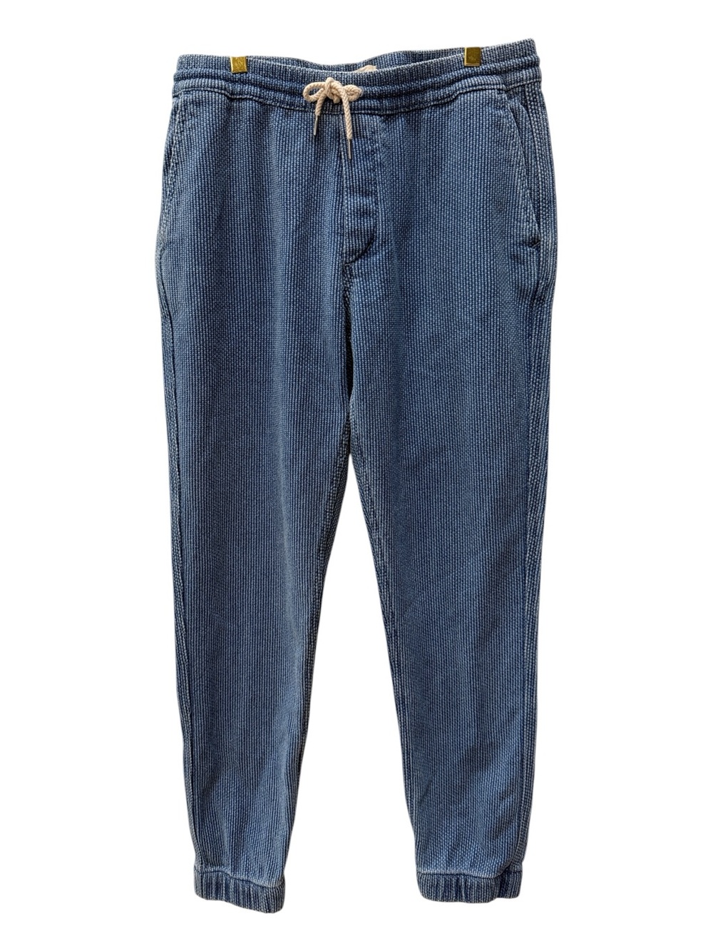 Taylor Stitch ‘The Après Pant’ Indigo Sashiko Waffle Knit Jogger Pants - Size M